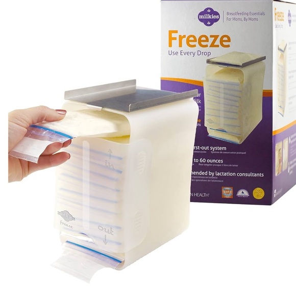 Milkies Freezer Organizer for Breast Milk Storage - Picture 1 of 5